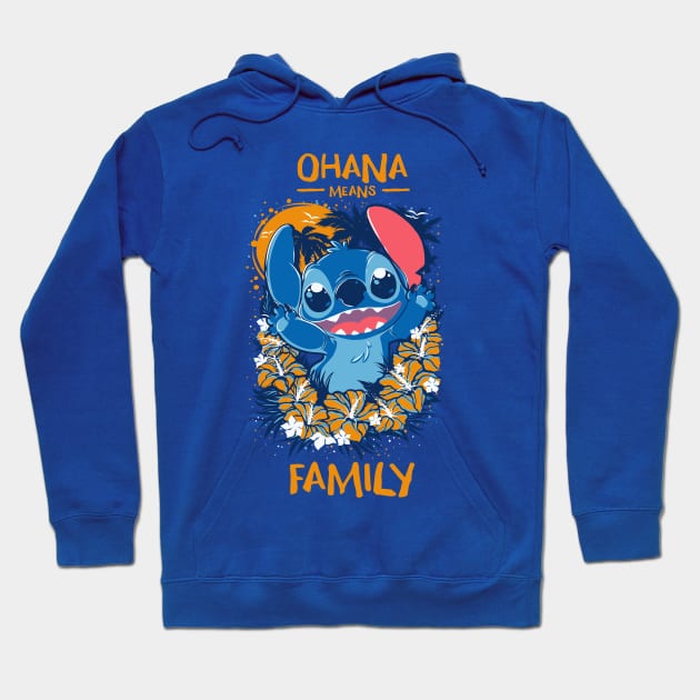 Ohana means family Hoodie by T-shirt Factory